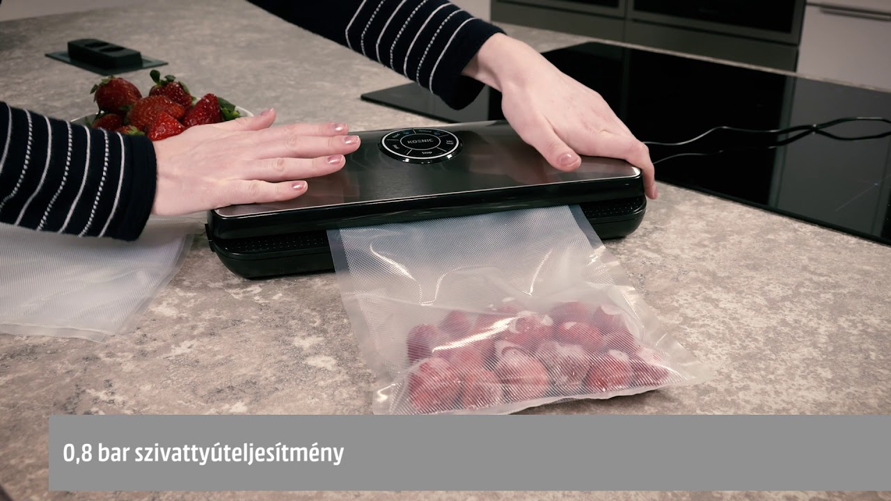 KOENIC KVS 3411 M vákuumcsomagoló a hosszantartó frissességért! YouTube