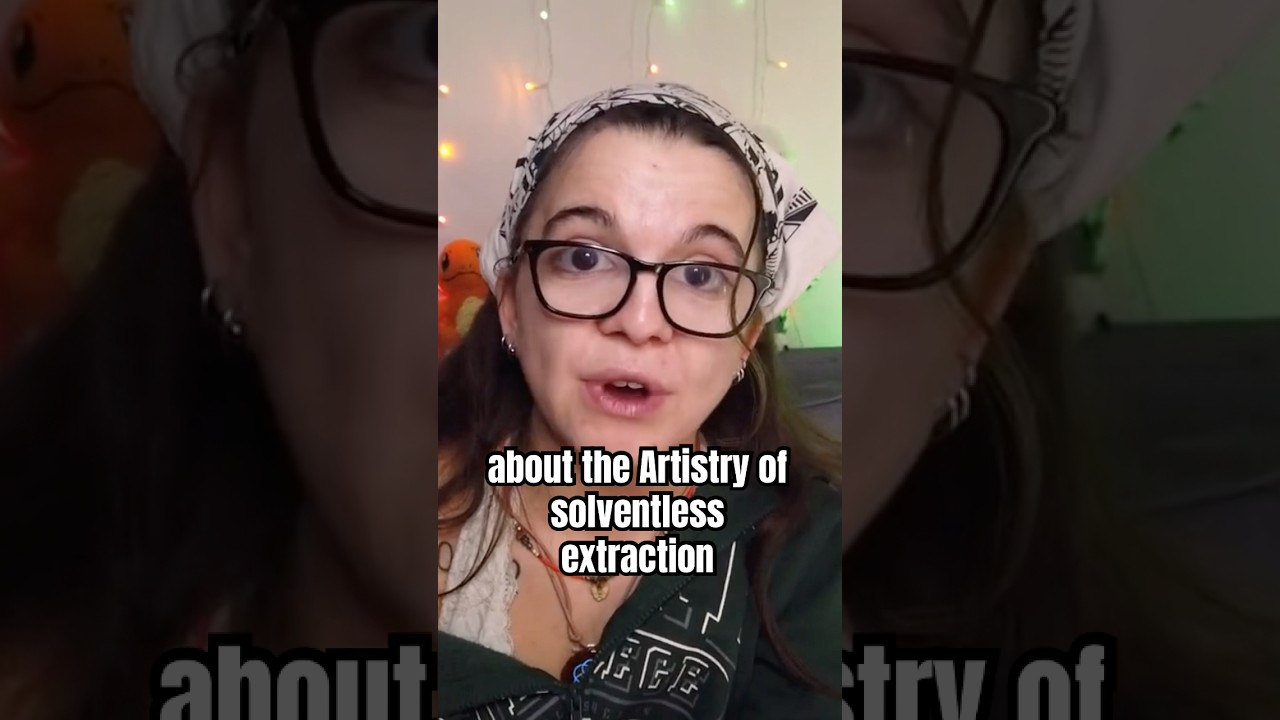 I could rant for hours about Solventless benefits 🧬 