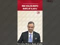 RBI No Rate Cut Again! RBI MPC Holds Repo At 5.25% | Here's Why #shorts #rbimpcmeeting #reporate