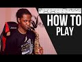 How To Play The Dotted Quavers Or Eighth  Notes On Saxophone