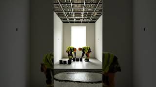 ASMR Timelapse Room Renovation 🔨✨ #Shorts #asmr #buildprocess #constructionasmr #timelapse