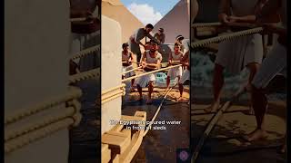 Ancient Egyptians had a genius trick to move stones #pyramids #facts #mindblown