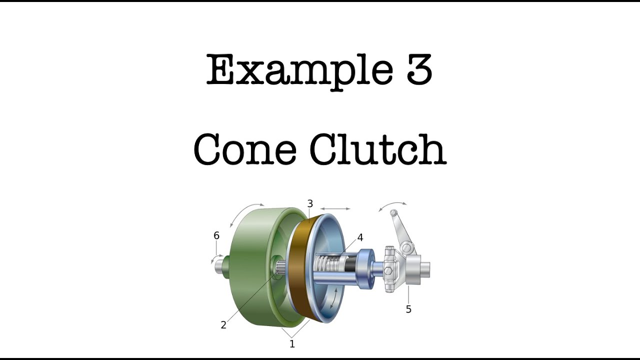 Clutches Example 3 Cone Clutch YouTube