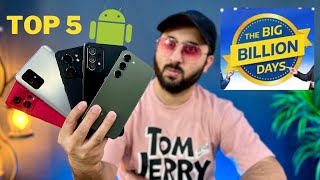 Huge Discount On Top 5 Android Phones In Flipkart Big Billion Days 2023 & Amazon Great Indian Sale