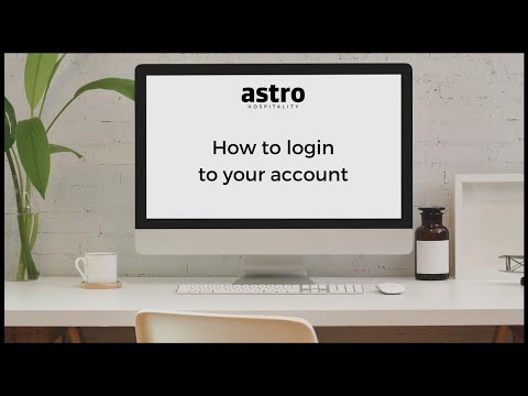 Astro |  How to login to your account