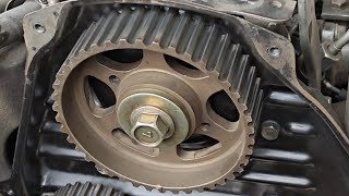 How to Toyota Hilux 2L engine timing marks and timing belts install