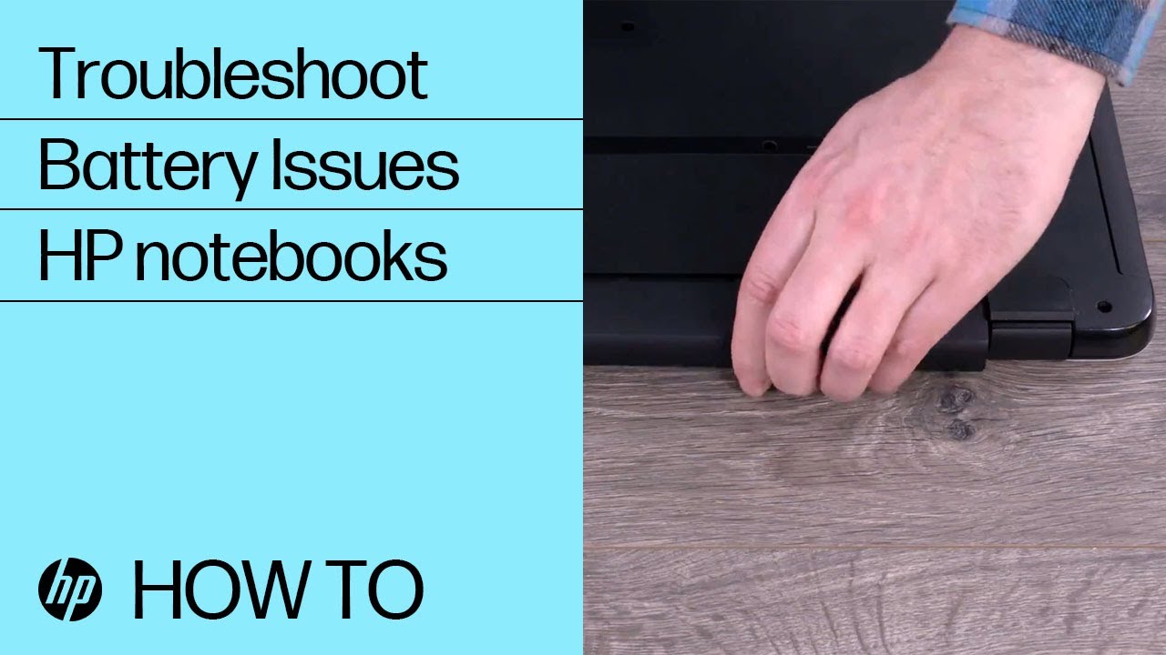 Troubleshooting Battery Issues for HP Notebooks with a Removable Battery   HP Computers   HP