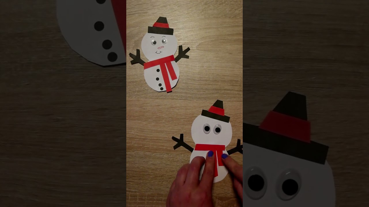 Schneemann basteln