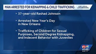 New Orleans man accused of kidnapping, human trafficking