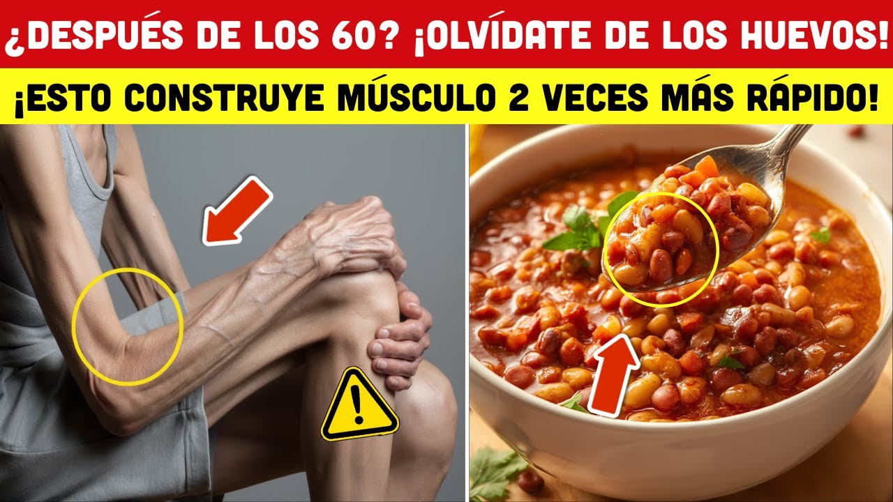 Personas mayores: ¡Olvídense de los huevos! ESTAproteína barata desarrolla músculo después de los 60
