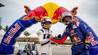 【F1×MotoGP】F1ドライバー角田裕毅がMotoGPライダー中上貴晶とカート対決