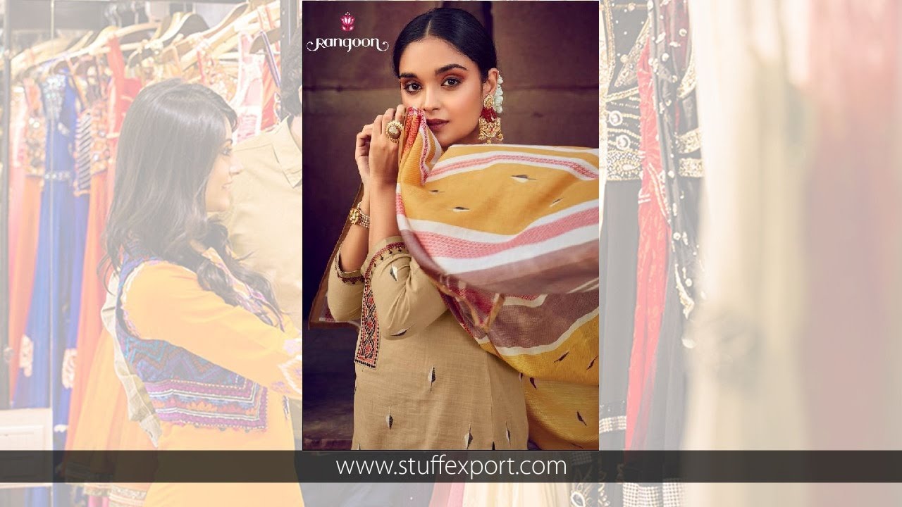 Stuff Export Presents Rangoon Symboll Viscose Weaving Readymade Salwar Suit Catalog | Readymade Suit