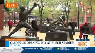 Cardinals opening day at Busch Stadium