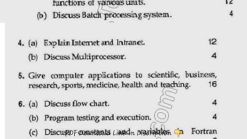 MSc Chemistry 2nd Sem Computer For Chemistry Question Paper