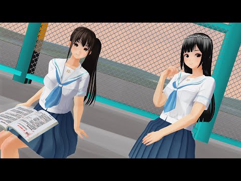【COM3D2】Charm in Love + rainy unbalance 放課後の屋上 夏服 ダンス 【カスタムオーダーメイド3D2】