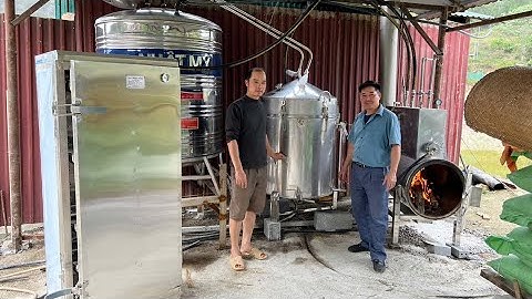 Nồi Hơi Nấu Rượu đốt Củi không khói siêu hiện đại siêu nhanh và siêu tiết kiệm củi