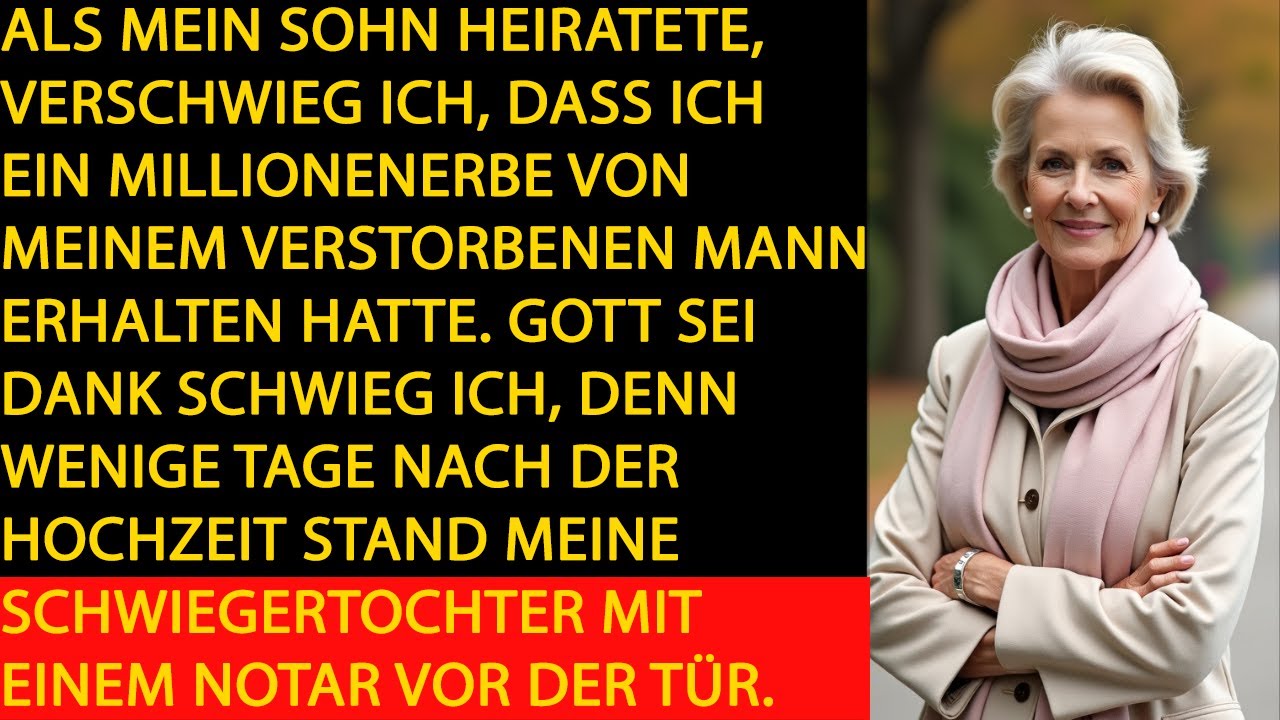 Bei der hochzeit meines sohnes erwähnte ich nicht das erbe von 7 millionen – bis etwas geschah