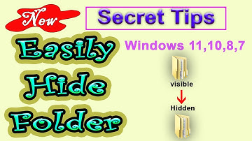 How to Hide Folder in Windows 11/10/8/7 | Helpful Video for Beginners