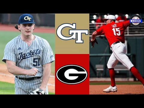 #18 Georgia Tech vs #15 Georgia Highlights | 2022 College Baseball