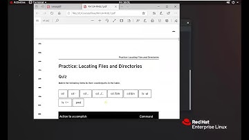RH#2 Chapter 2 Part 1 Managing Files from Command Line