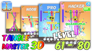 Tangle Master 3D GamePlay Easy Solution Level 61 To 80|Redmi Note 8 Pro |NK