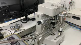 An automatic pressure calibration of a yellow ADTS manufactured by GE/Druck