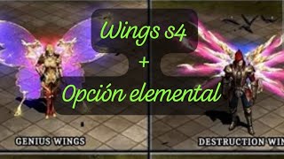 Wings s4+elemental option MEGAMU in Spanish