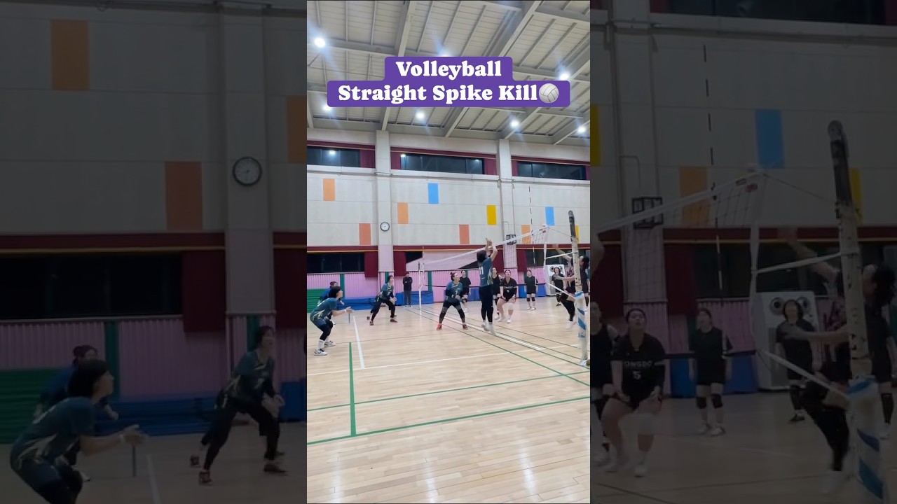 VOLLEYBALL STRAIGHT SPIKE KILL 🏐 
