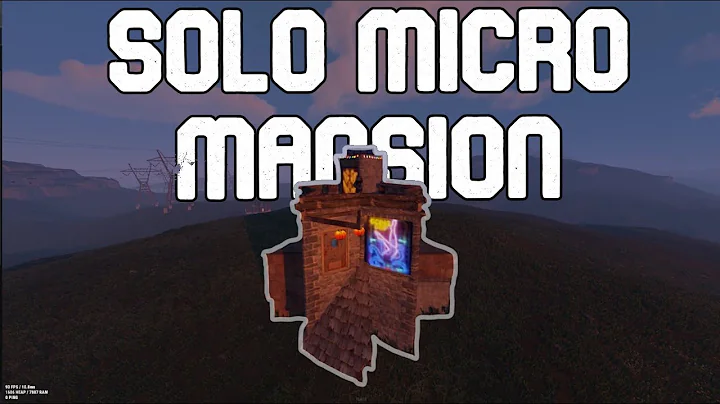 THE MICRO MANSION - Rust Solo Bunker Base