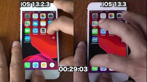 iOS 13.3 vs iOS 13.2.3 speed test iphone 6s | iSuperTech