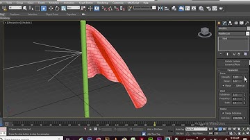 3ds max animation flag with wind 2014 tutorial