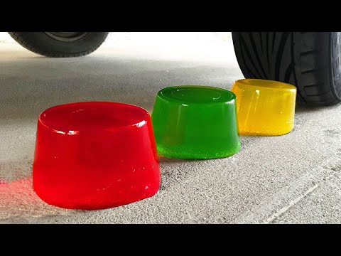 Experiment Car vs Jelly,Eggs,Juice | Crushing Crunchy & Soft Things by Car | Never Try