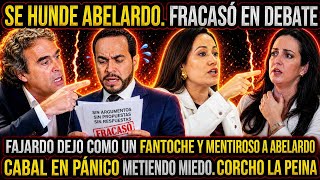 ABELARDO QUEDÓ DESARMAD0 EN DEBATE.Fajardo lo dejó en Evidencia. Corcho para a CABAL POR METER MIEDO