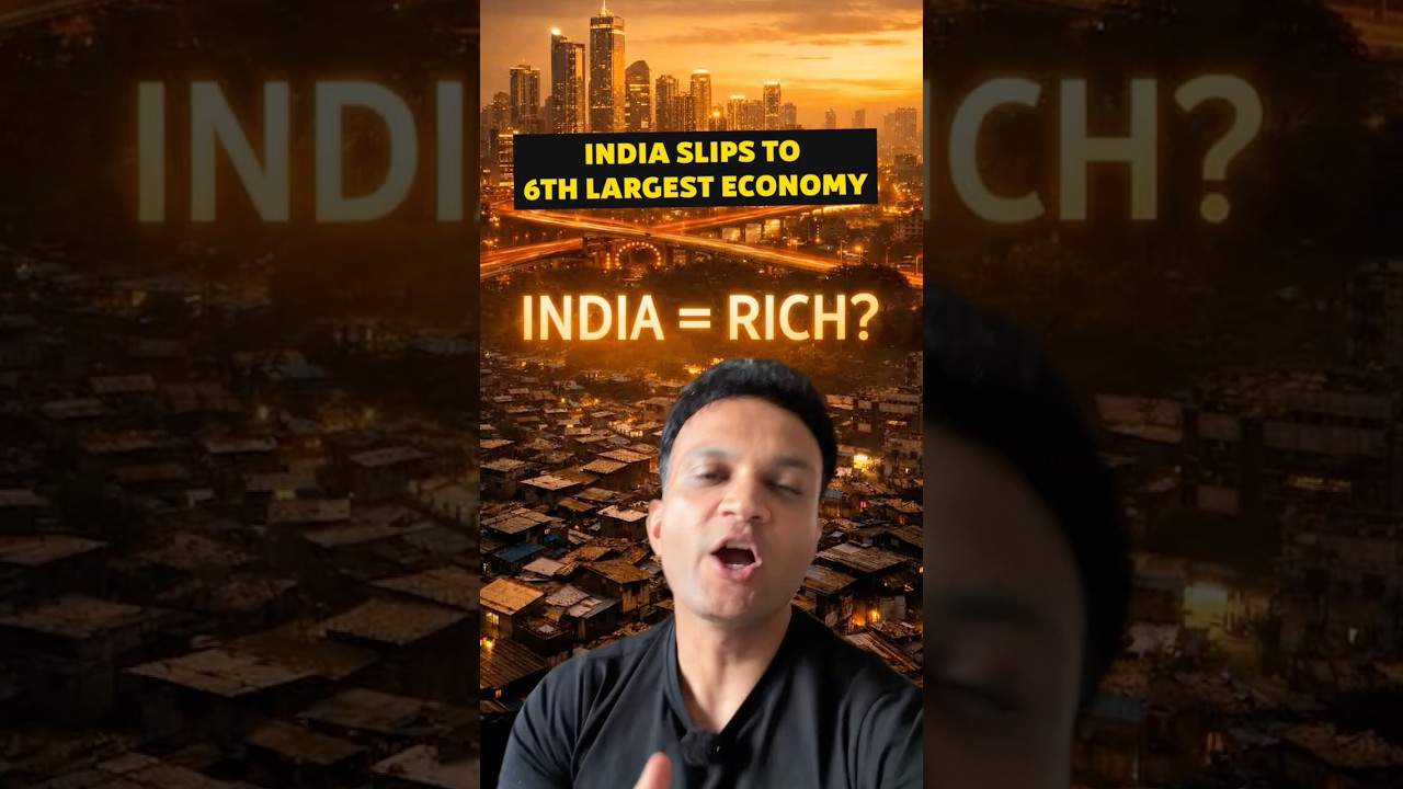 🚨INDIA GDP DROPS TO NO 6