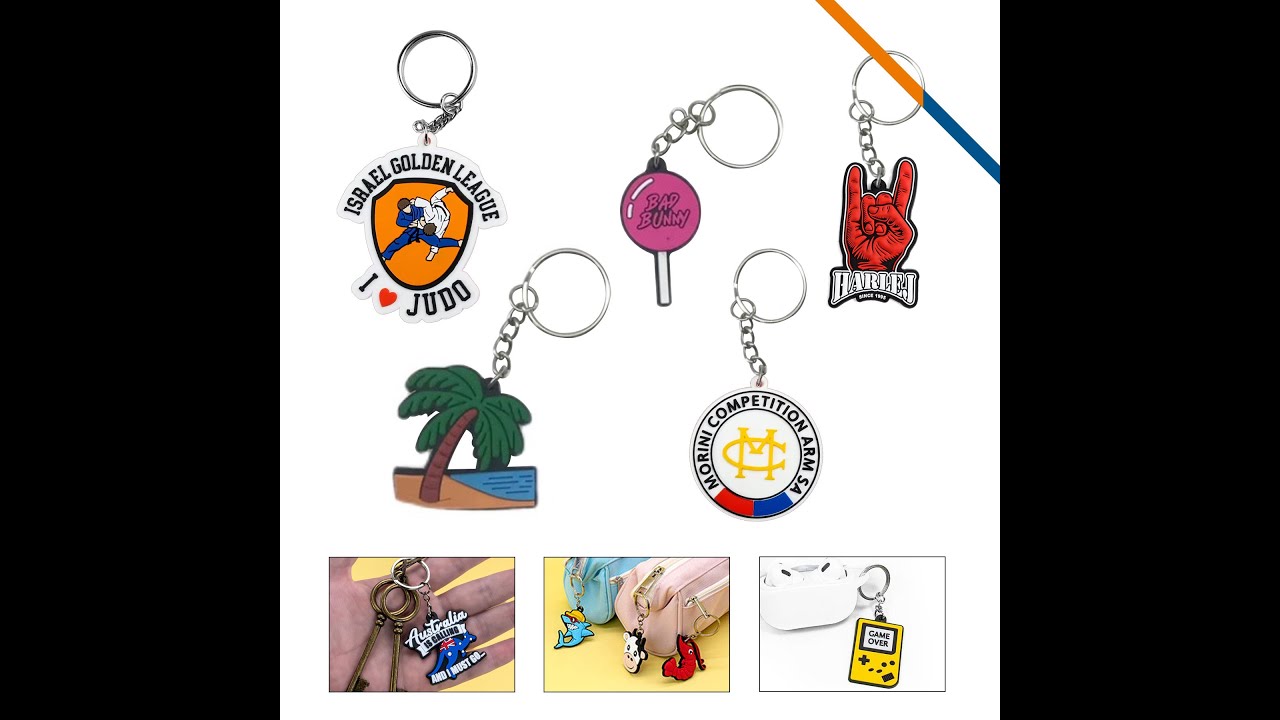 AG KCYK  VibeKey Custom Shape PVC Keychain