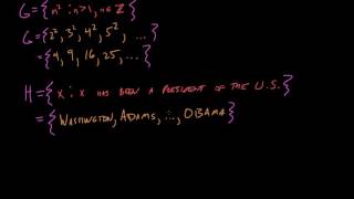 Set Theory - Set Builder Notation