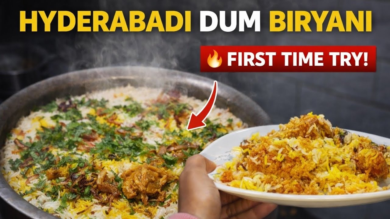 Learning the REAL  Hyderabadi  biryani Method 😮👀 | #hydrabadibiryani #youtube #food #vlog 