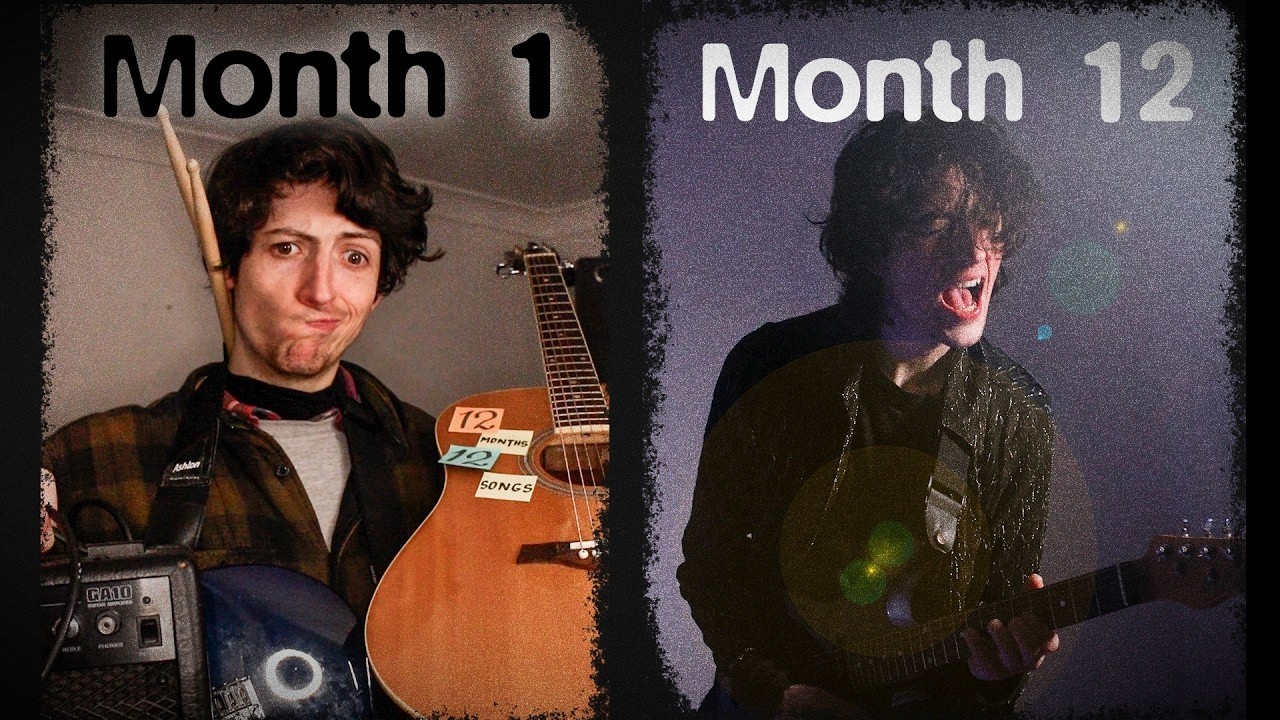 writing an original song every month as a beginner songwriter