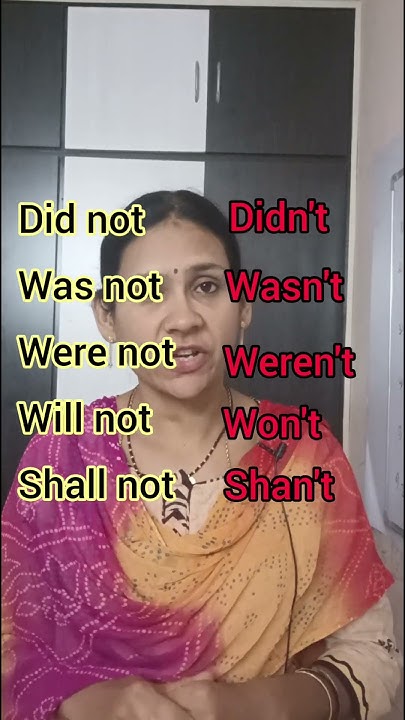 Short Forms Of Helping Verbs negatives shorts Madhavi Vemuri short-forms-of-helping-verbs-negatives-shorts-madhavi-vemuri
