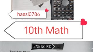 Class 10th Math New Book Ch 1 Exercise 1.1 Q1-(i-viii)-10th Class Math New Book Exercise 1.1 Q1