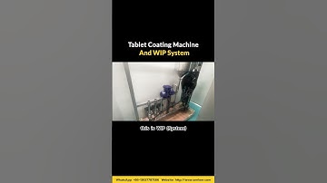 Tablet Coating Machine And WIP System In Senieer Cleanroom