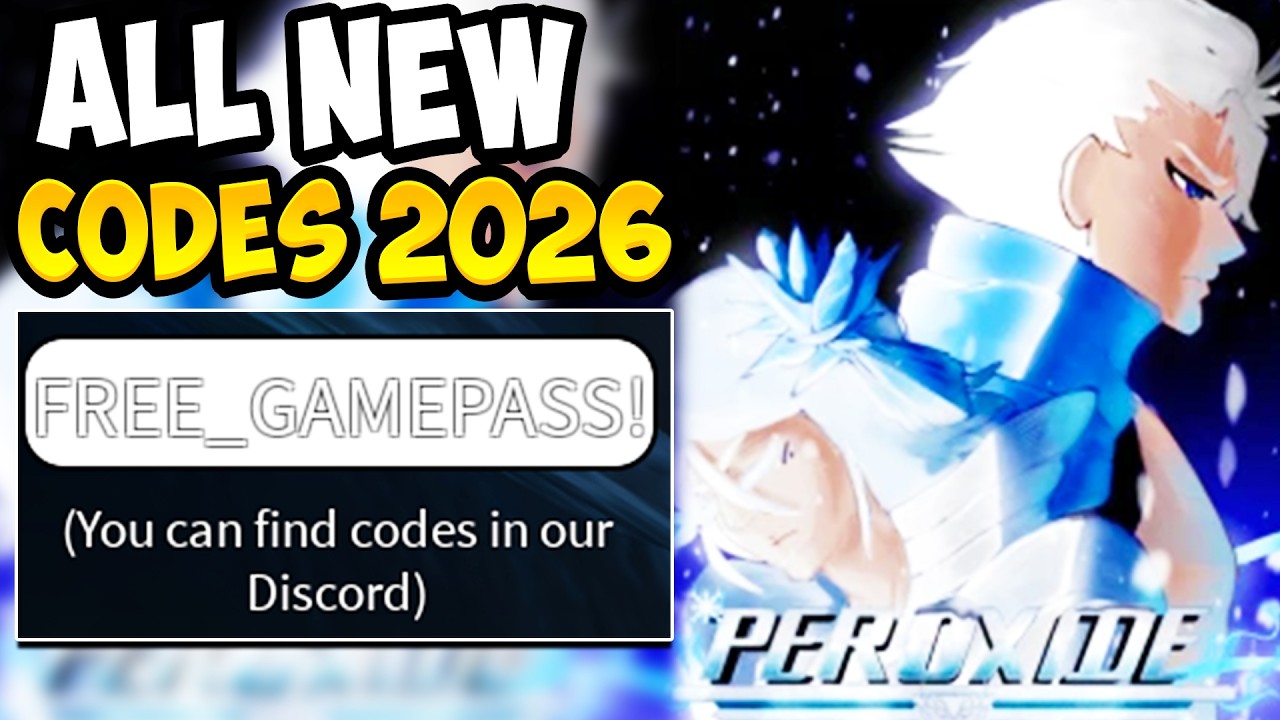 ALL WORKING PEROXIDE CODES ROBLOX All New Peroxide Codes 2026 