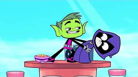 Teen Titans Go! | Raven And Beast Boy Love Story | DC Kids