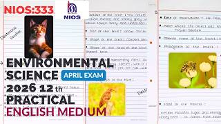 NIOS 12th Environmental Science 333 Solved Practical 2026 April Exam  English Medium  Sr. Secondary screenshot 5