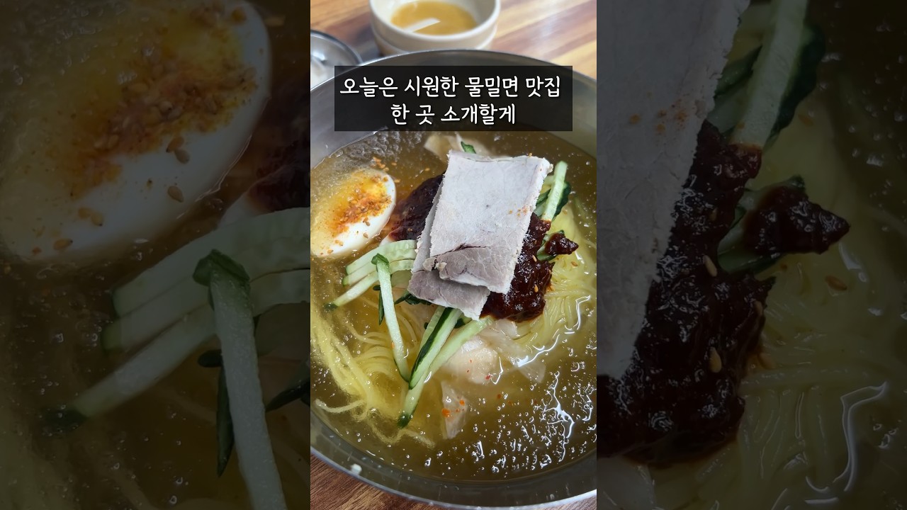경주맛집 물밀면 밀면맛집 고향밀면