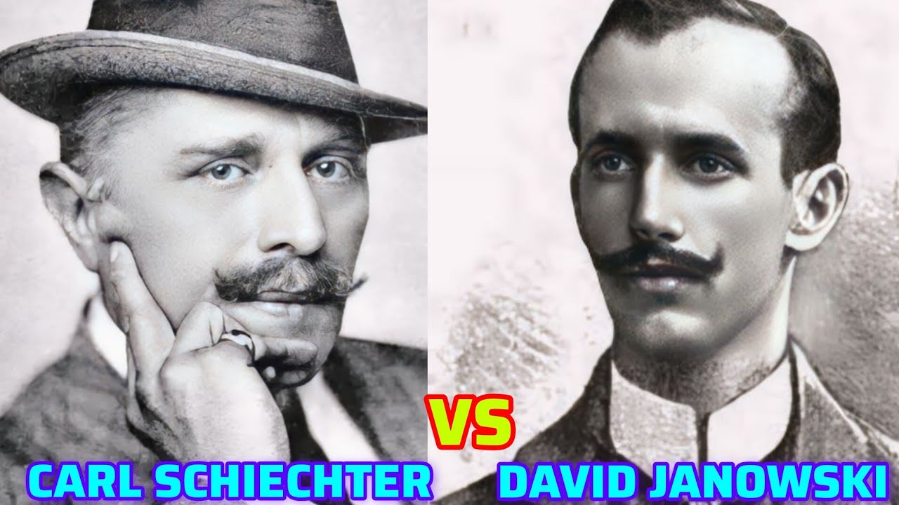 DAVID JANOWSKI 🆚 CARL SCHIECHTER BRILLIANT GAME