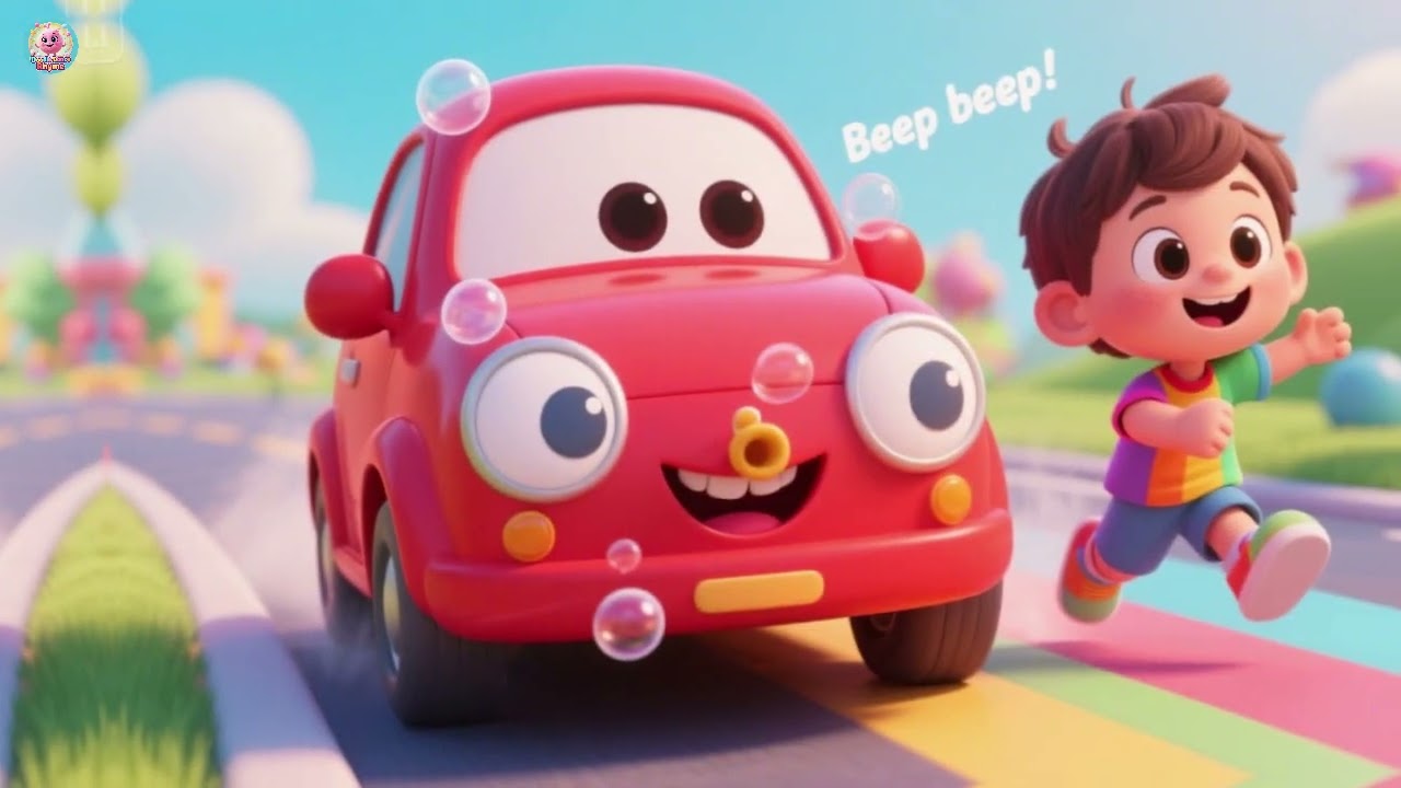 Car Wash Splash! | Bubbly Vehicle Song for Kids | Soapy Fun Nursery Rhyme