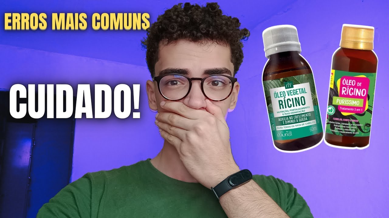 5 ERROS COMUNS AO UTILIZAR O ÓLEO DE RÍCINO NO CABELO CACHEADO MASCULINO