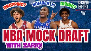 2026 NBA Mock Draft FULL First Round: Stock Climbers, Fallers & #1 Debate ft. Zariq Nov 06 Draft Test Part 1