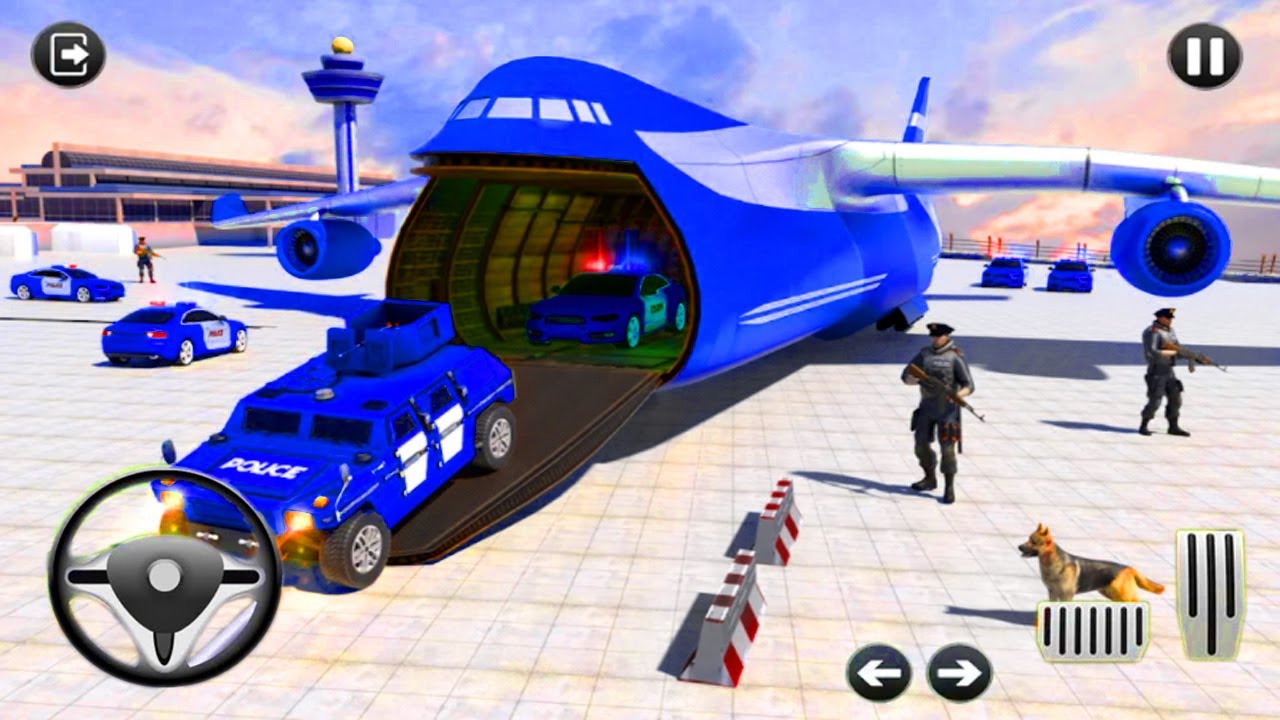 US Police Vehicles Cargo Truck - Police Parking Transport Truck - Android Gameplay